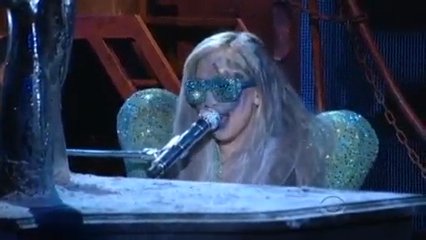 Lady Gaga & Elton John performing